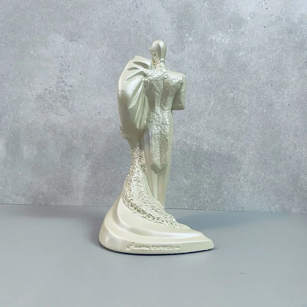 1990's Daniel Austin Pearlized 'Our Day' Wedding Figurine Statue